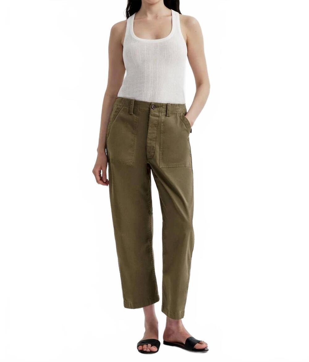 NEW A.L.C. brayden cotton twill pant in olive